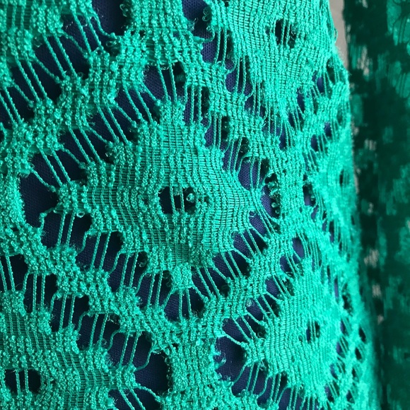 Judith March Green Scoop Neck Dress size M - Picture 6 of 8